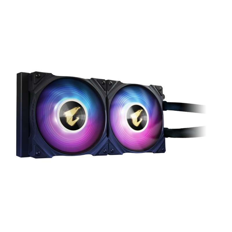 Gigabyte AORUS WATERFORCE X 240 computer cooling system Processor All-in-one liquid cooler 12 cm Black