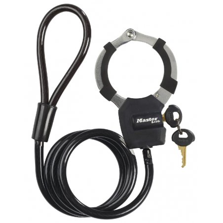 MASTER LOCK Street Cuff Black 1000 mm Cable lock
