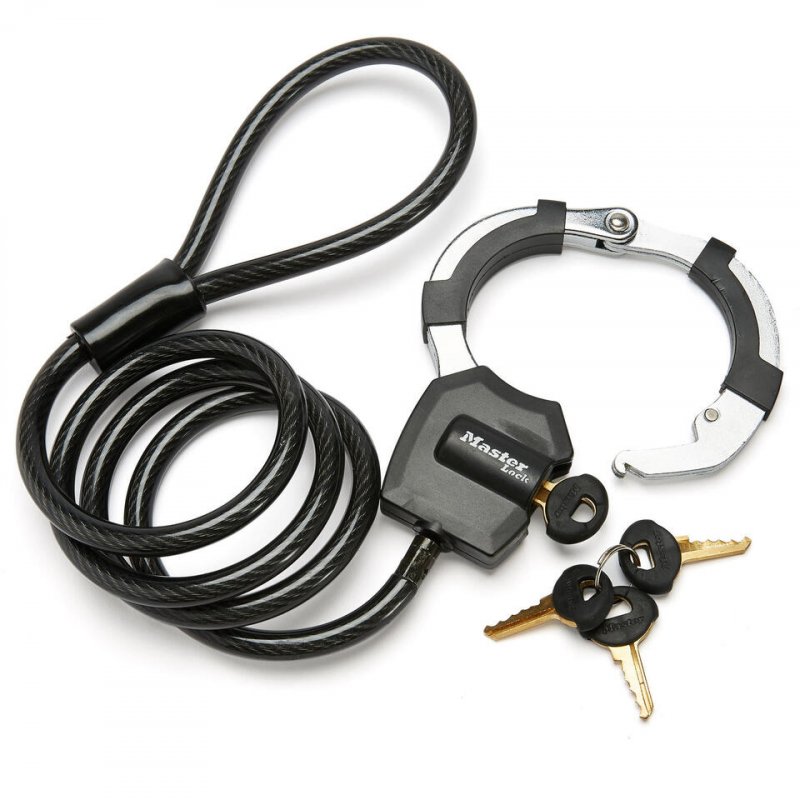MASTER LOCK Street Cuff Black 1000 mm Cable lock