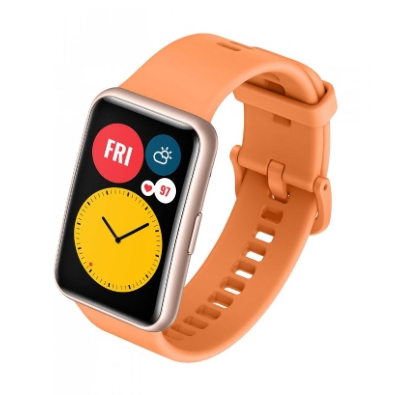 Huawei WATCH Fit 4.17 cm (1.64") AMOLED 30 mm Digital 456 x 280 pixels Touchscreen Silver GPS (satellite)