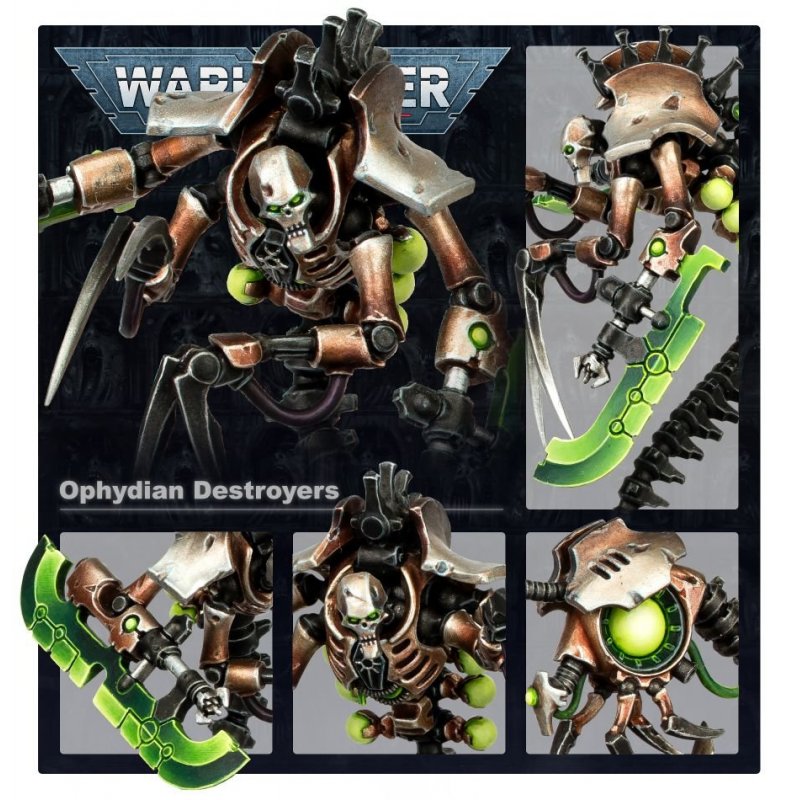 Warhammer 40k - Necron Destroyers Ophydiens