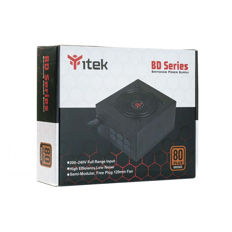 itek BD700 power supply unit 700 W 24-pin ATX ATX Black