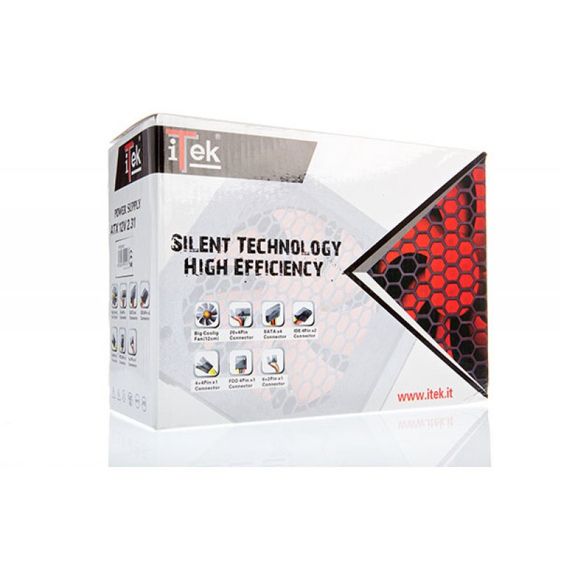 itek DESERT 650 power supply unit 650 W 20+4 pin ATX ATX Black, Red
