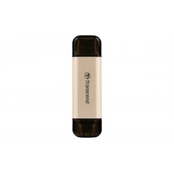 Transcend JetFlash 930C USB flash drive 256 GB USB Type-A / USB Type-C 3.2 Gen 1 (3.1 Gen 1) Gold