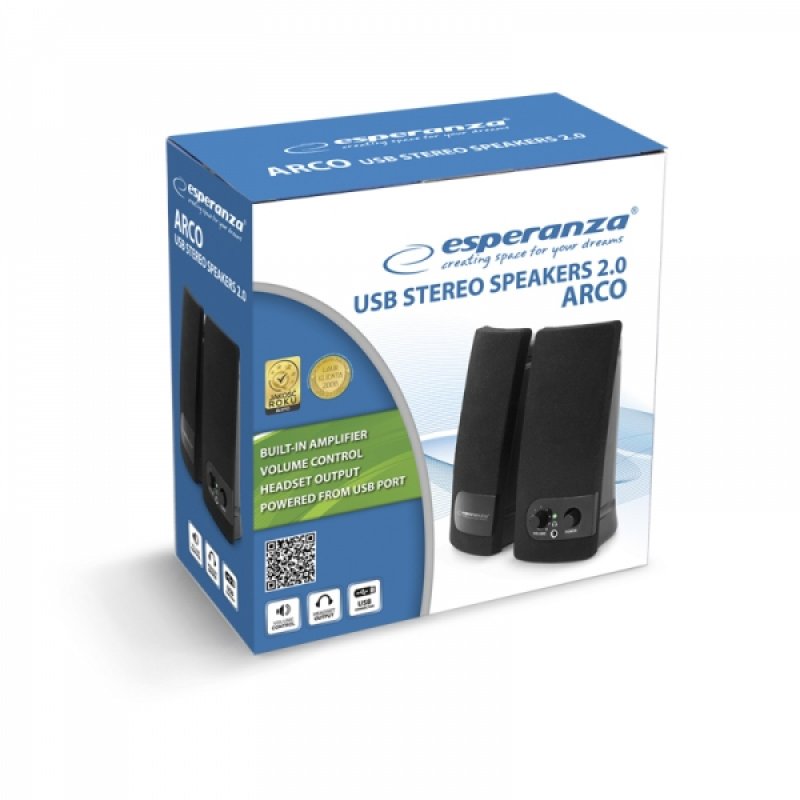 Enceintes Esperanza compatible Arco EP119 (Noir)