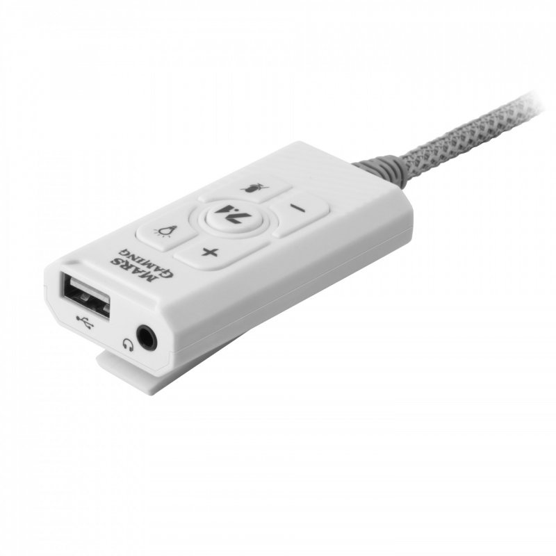 Mars Gaming MSC2W, Audio Card 7.1 USB White
