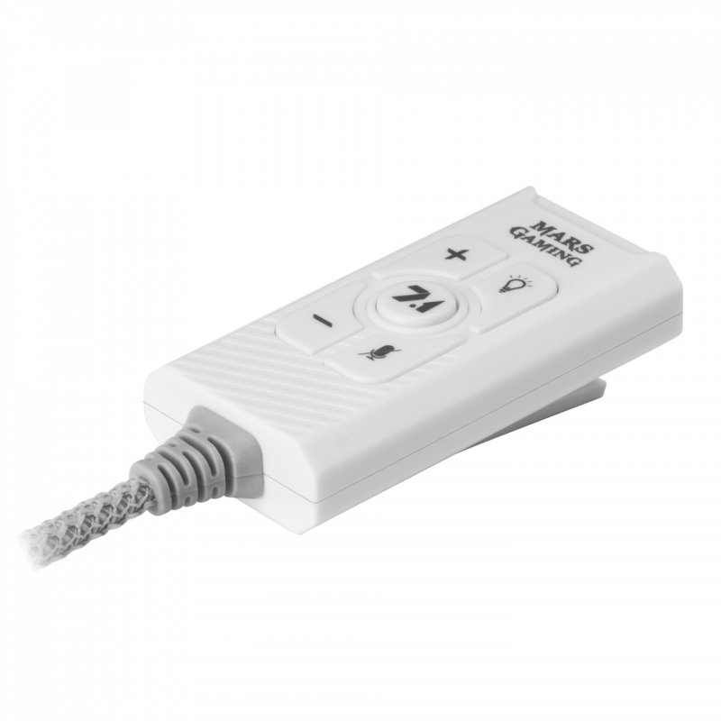 Mars Gaming MSC2W, Audio Card 7.1 USB White