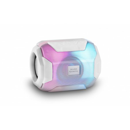 Mars Gaming MSBAXW enceinte portable Enceinte portable stéréo Blanc 10 W