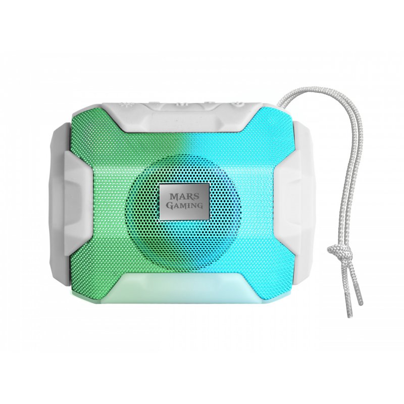Mars Gaming MSBAXW, Bluetooth Speaker Compact White