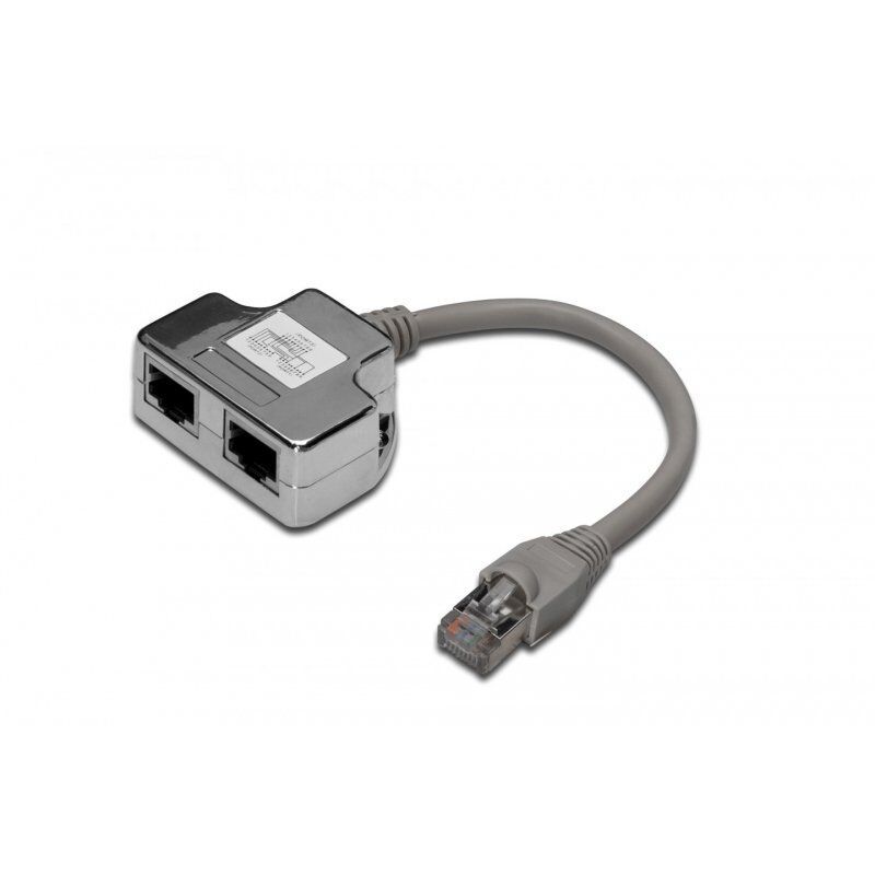 Doubleur RJ45 M- F/F (éclateur de paire) Cat.5