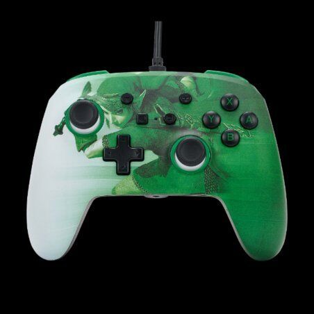 PowerA 1516984-01 accessoire de jeux vidéo Vert, Blanc USB Manette de jeu Analogique Nintendo Switch