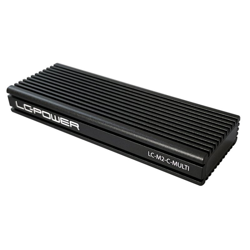 LC-Power LC-M2-C-MULTI storage drive enclosure SSD enclosure Black M.2