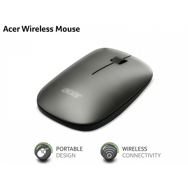 Acer AMR020 - Maus - 2.4 GHz - Space-grau