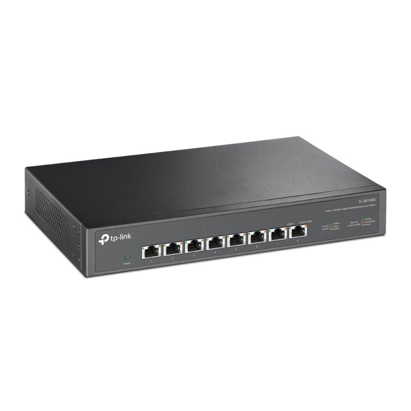 TP-Link compatible TL-SX1008 V1 - Switch - 8 Anschlüsse - an Rack montierbar