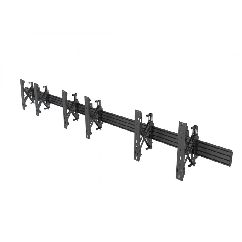 Multibrackets M Wallmount Pro MBW3X1U Push In Pop Out Black