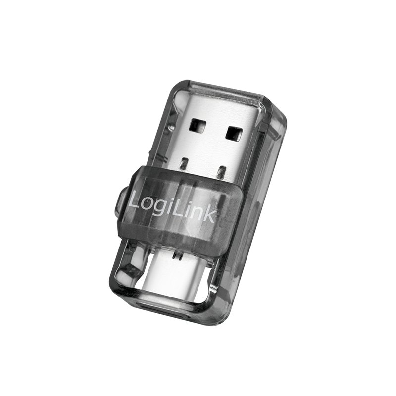 LogiLink BT0054 récepteur de musique de bluetooth Gris, Transparent
