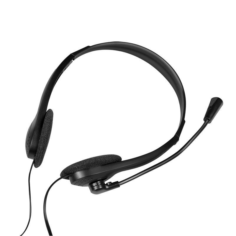 LogiLink HS0052 écouteur/casque Avec fil Arceau Bureau/Centre d'appels Noir