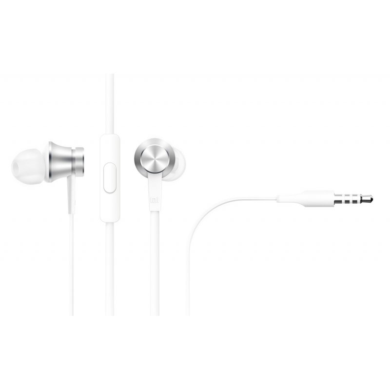 Ecouteurs intra-auriculaires Xiaomi compatible Mi Piston Basic (Argent)