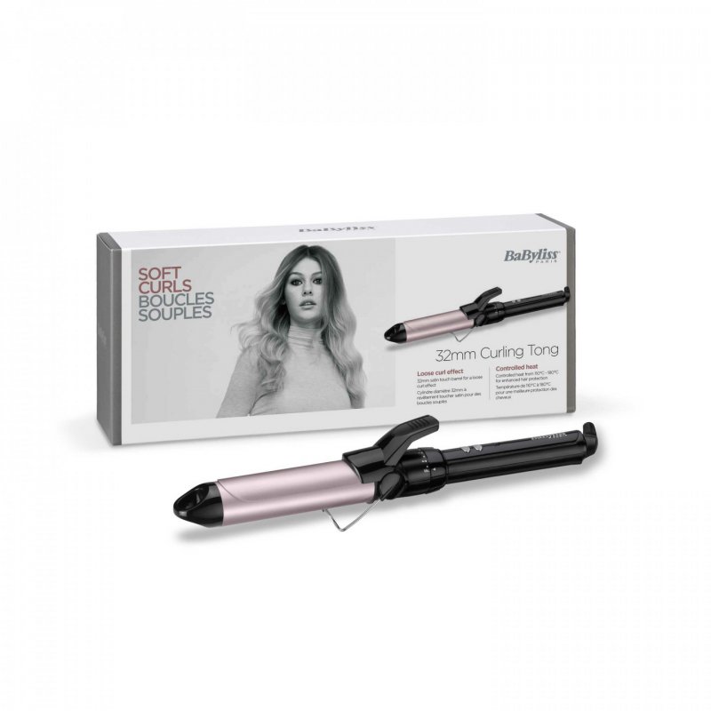 BaByliss Pro 180 SublimвЂ™Touch 32 mm Fer à friser À chaleur Noir, Rose 1,8 m