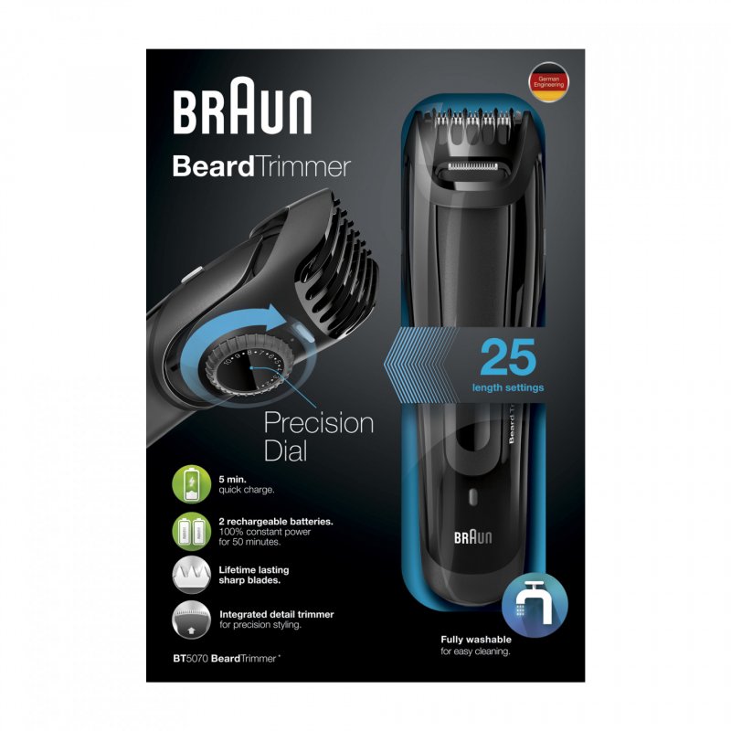 Braun BT5070 Batterie 25 2 cm Bleu, Rouge