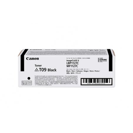 Canon TONER T09 BK toner cartridge 1 pc(s) Original Black