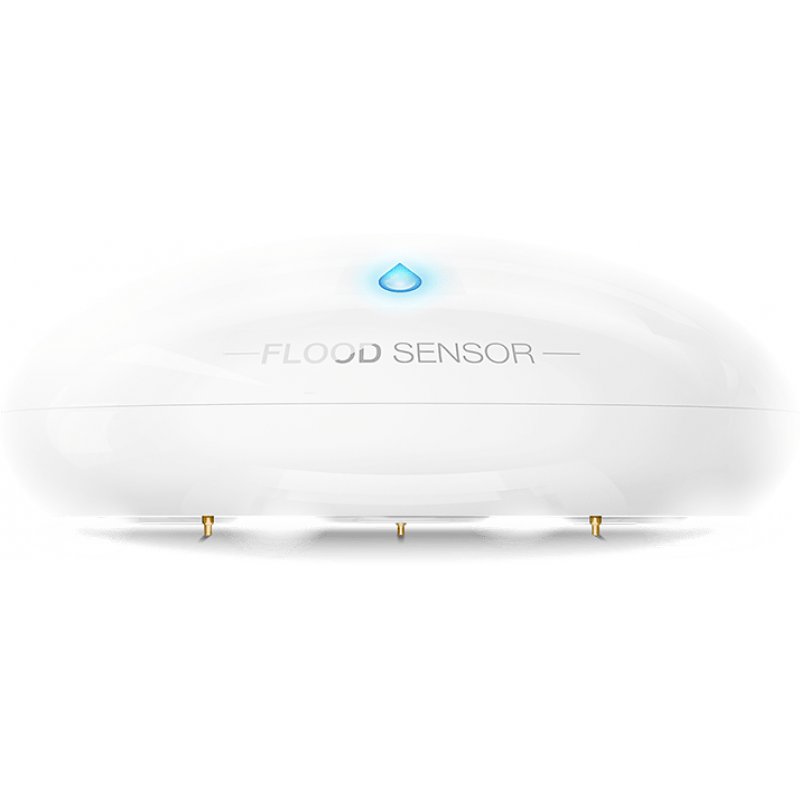 Détecteur de fuite ou inondation Z-Wave+ - Flood Sensor Fibaro compatible