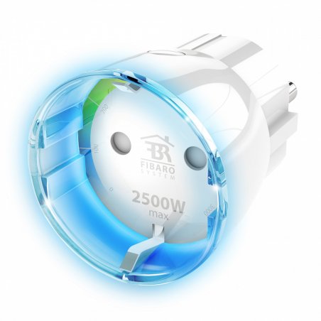Fibaro FIBEFGWPF-102-5 adaptateur prise d'alimentation Type F Blanc
