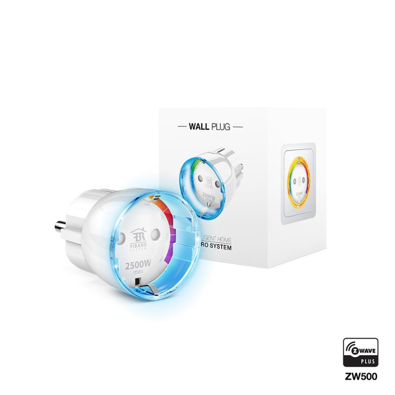 Fibaro FIBEFGWPF-102-5 adaptateur prise d'alimentation Type F Blanc
