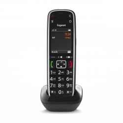 Gigaset E720HX Téléphone analog/dect Identification de l'appelant Noir