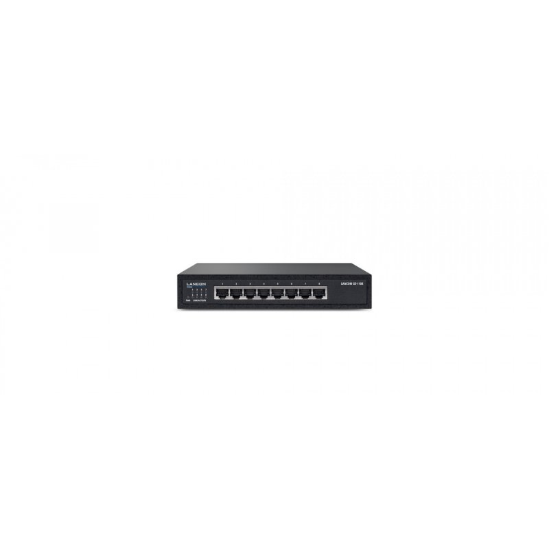 Lancom Systems GS-1108 Non-géré L2 Gigabit Ethernet (10/100/1000) Noir