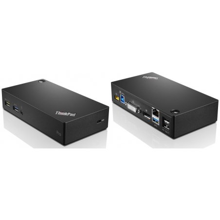 Lenovo ThinkPad USB 3.0 Pro Dock Wired USB 3.2 Gen 1 (3.1 Gen 1) Type-A Black