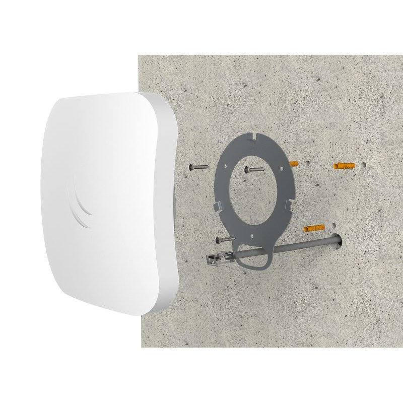 Mikrotik cAP ac Blanc Connexion Ethernet, supportant l'alimentation via ce port (PoE)