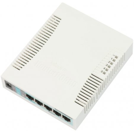 Mikrotik RB260GS Gigabit Ethernet (10/100/1000) Connexion Ethernet, supportant l'alimentation via ce port (PoE) Blanc
