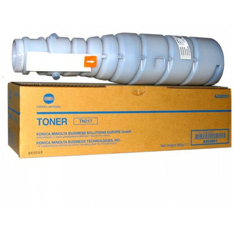 Konica compatible-Minolta Toner TN-217 Black (A202051) 17,5k VE 1 x 360g für bizhub 223, 283