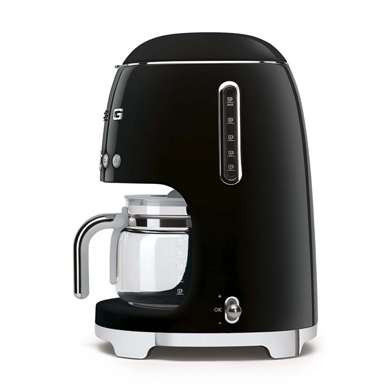 Smeg Drip Coffee Machine Black DCF02BLEU