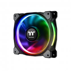 Thermaltake CL-F076-PL12SW-A système de refroidissement d’ordinateur Boitier PC Ventilateur 12 cm Noir