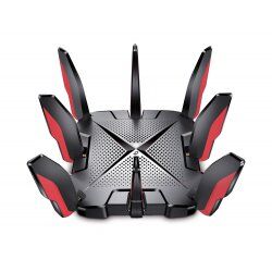 TP-Link ARCHER GX90 routeur sans fil Gigabit Ethernet Tri-bande (2,4 GHz / 5 GHz / 5 GHz) Noir, Rouge