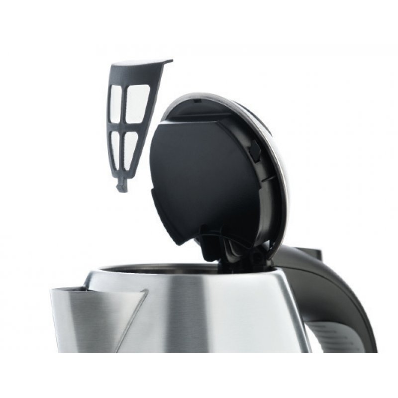 WMF Stelio 04.1302.0012 bouilloire 1,7 L 2400 W Noir, Acier inoxydable