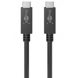 Wentronic 49254 USB cable 1 m USB 3.2 Gen 2 (3.1 Gen 2) USB C Black
