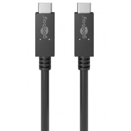 Wentronic 49254 USB cable 1 m USB 3.2 Gen 2 (3.1 Gen 2) USB C Black