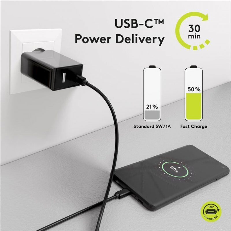  Câble USB 3.2 Gen. 2x2 Type C (M/M) - Power Delivery - 1 m
