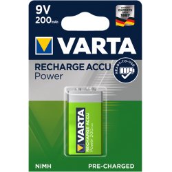 Pile rechargeable Varta compatible Accu Rechargeable type 6HR61 9V 200mAh