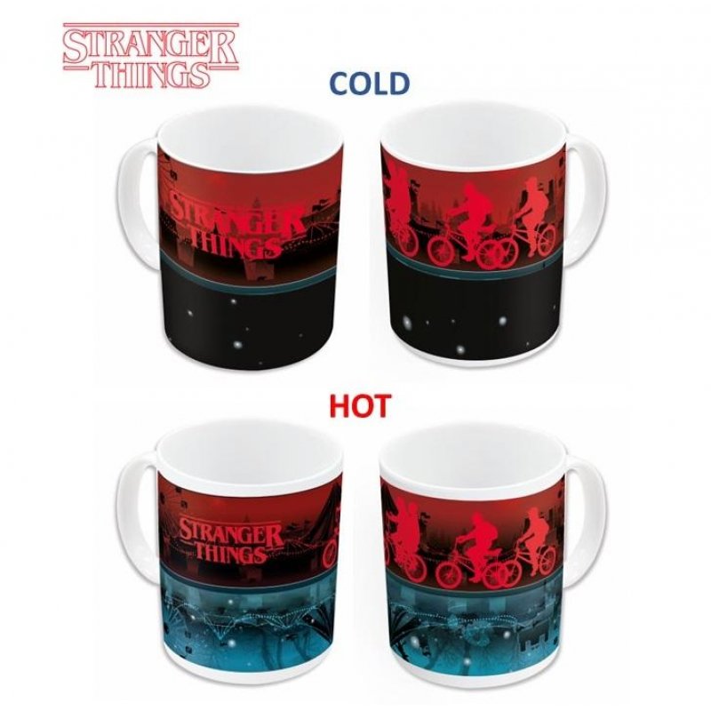 STRANGER THINGS - Vélos - Mug Thermoréactif - 325ml