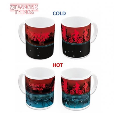 STRANGER THINGS - Vélos - Mug Thermoréactif - 325ml