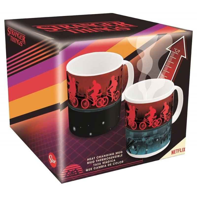 STRANGER THINGS - Vélos - Mug Thermoréactif - 325ml