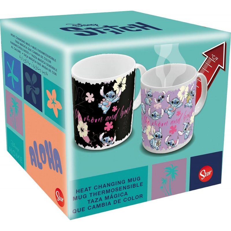 STITCH & ANGEL - Mug Thermoréactif - 325ml