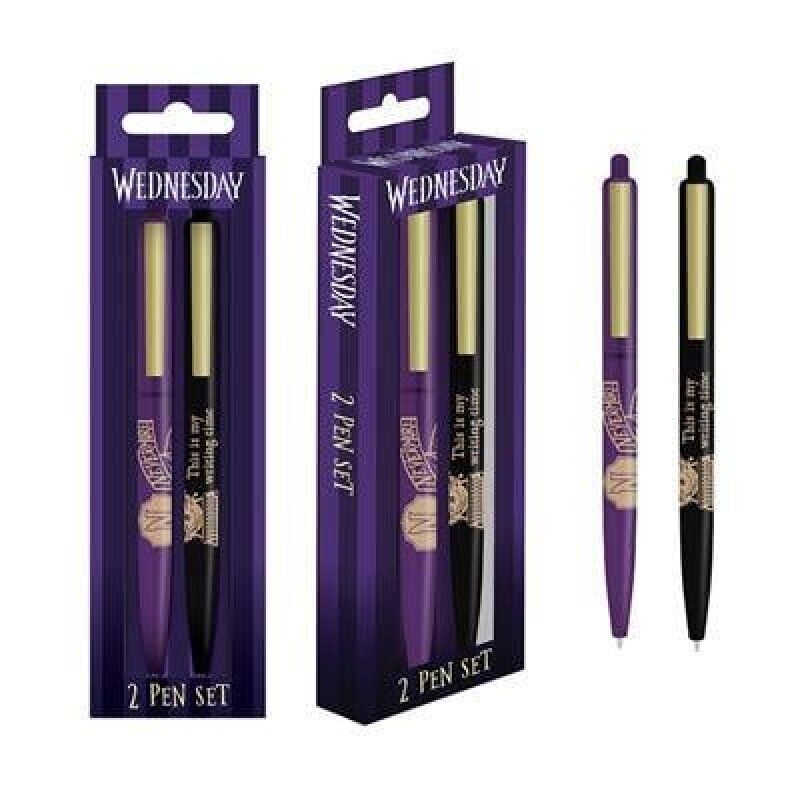 STOCK5 - MERCREDI - Nevermore - Set de 2 Bics