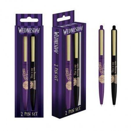 STOCK5 - MERCREDI - Nevermore - Set de 2 Bics