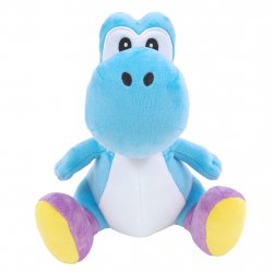SUPER MARIO - Yoshi Bleu Ciel - Peluche 20cm