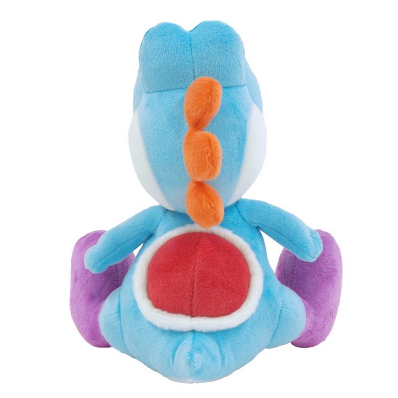 SUPER MARIO - Yoshi Bleu Ciel - Peluche 20cm